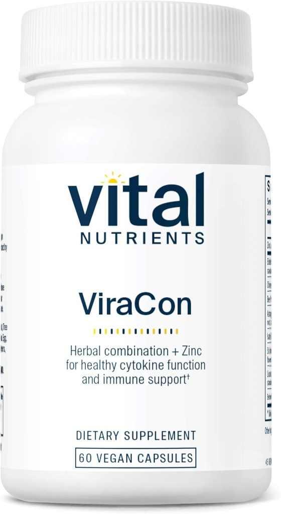 Vital Nutrients ViraCon-Supplément de soutien immunitaire végétalien*--------------------------------------------------------------------------------------------------------------------------------------------------------------------------------------------------------------------------------------------