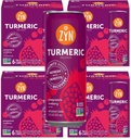 ZYN Turmeric Wellness Drink (24 Pack), grenade Cranberry aromatisée curcumine curcumine boisson avec poivre noir, pas de sucre ajouté, faible teneur en glucides et faible teneur en calories, alternative propre