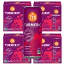 ZYN Turmeric Wellness Drink (24 Pack), grenade Cranberry aromatisée curcumine curcumine boisson avec poivre noir, pas de sucre ajouté, faible teneur en glucides et faible teneur en calories, alternative propre
