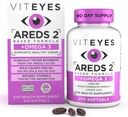 Viteyes AREDS 2 + Omega-3 Support Maculaire Softgels, Plus Triple Strength Omega-3 (650 mg EPA, 350 mg DHA) pour la santé cardiaque et oculaire, Vitamines oculaires, Supplément Vision, 270 Softgels