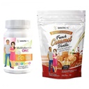 BariatricPal 30-Day Bariatric Vitamine Bundle (Multivamine ONE 1 par jour! avec 45mg à mâcher en fer - Citrus orange et Citrate de calcium Mâches douces 500mg avec probiotiques - Vanille caramel française)