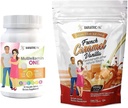 BariatricPal 30-Day Bariatric Vitamine Bundle (Multivamine ONE 1 par jour! avec 45mg à mâcher en fer - Citrus orange et Citrate de calcium Mâches douces 500mg avec probiotiques - Vanille caramel française)