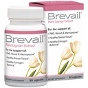 Gélules d'extrait de lignan de la plante Brevail, supplément proactif pour la santé du sein avec 50 mg de Lignans de SDG provenant de coques de graines de lin pour équilibre œstrogène sain et pilules de soutien de l'humeur du SPM, 30 Nombre
