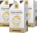 Solgar Curcumin plein spectre - 60 LiCaps, paquet de 3 - Absorption supérieure - Santé cérébrale, articulaire et immunitaire - Non-OGM, végétalien, sans gluten, sans lait - 180 portions totales
