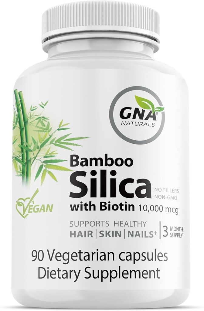 Bamboo Silica with Biotin Vegan Friendly 3 Month Supply