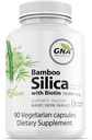 Bamboo Silica avec Biotin Vegan Friendly 3 mois d'approvisionnement