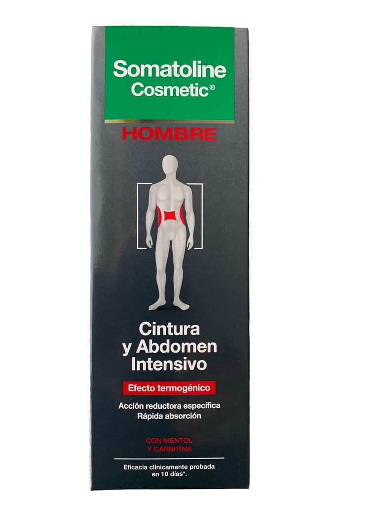 Homme Taille thermogénique et abdomen Intensif 250 Ml