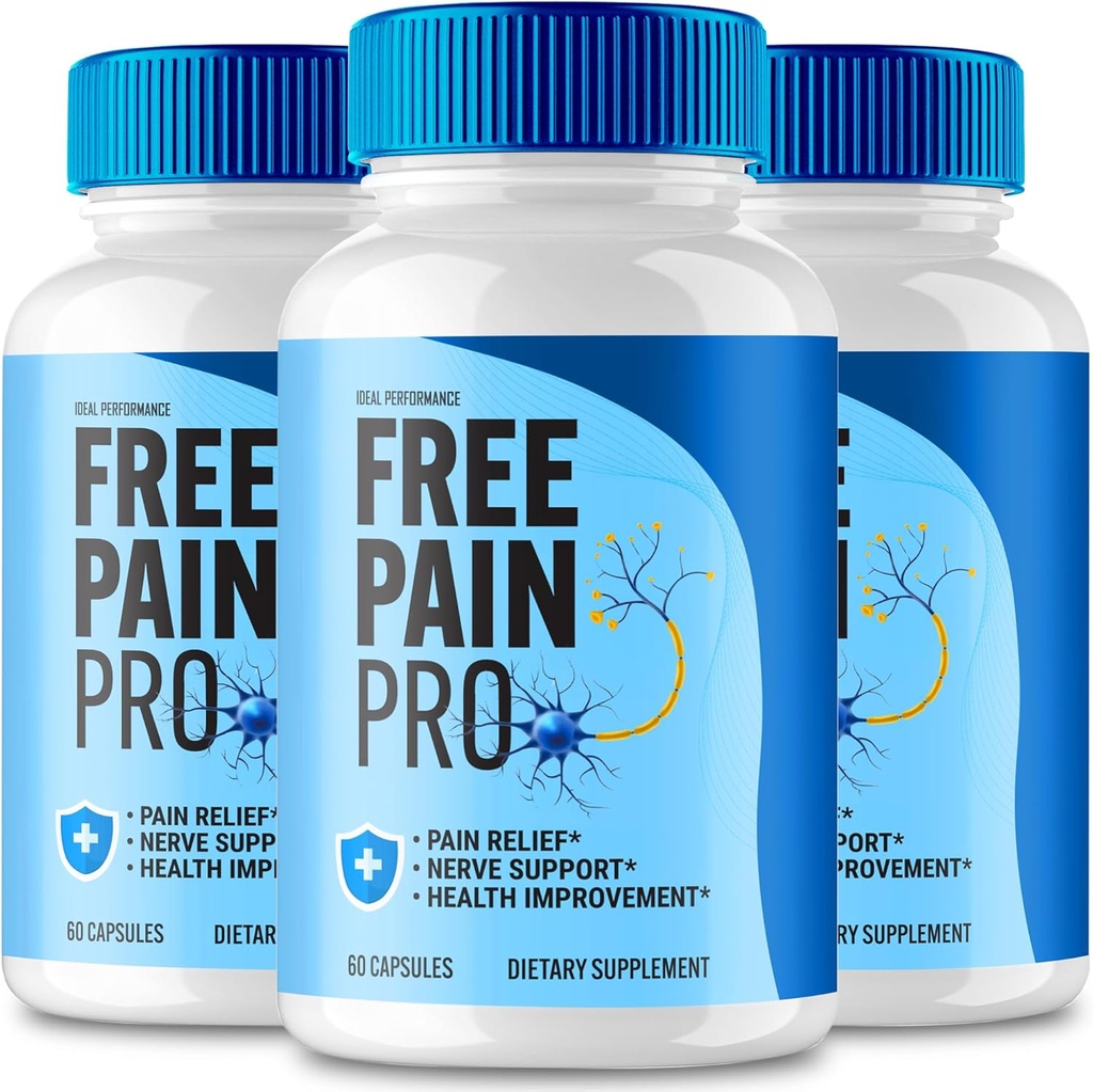 Free Pain Pro Capsules, Free PainPro Supplément de soutien de la santé pilules - Force maximale, FreePain Pro Santé et Bien-être, Toutes la formule naturelle Officielle FreePainPro Capsules Avis (3 Pack)