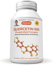 ANDREW LESSMAN Quercetin 500mg - 30 Capsules - 500 mg Unique Quercetin Phospholipide complexe, formule hautement absorbante pour soutenir le coeur sain, la circulation et la fonction immunitaire. Pas d'additifs.