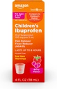 Soins de base Ibuprofène pour enfants Suspension orale 100 mg, Berry, 4 fl oz (paquet de 1)