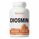 Pure Diosmin Formule complexe de 1000mg, 150 Capsules, Citrus Bioflavonoïdes Extrait riche de fruits, 100% végétarien, Supplément sans Diosmin sans OGM et sans gluten