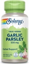 SOLARAY Bulbe à l'ail et feuille de persil 530mg=100 VegCaps