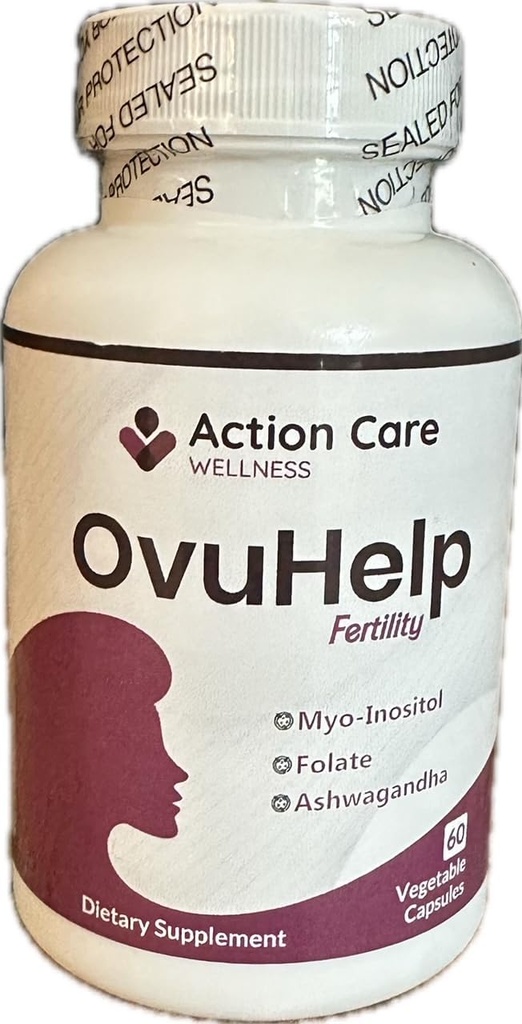 OvuHelp La fertilité pour les femmes combine une composition optimale d'herbes, de nutriments, de vitamines, de minéraux et de myo-inositol de renommée mondiale pour promouvoir la santé reproductive. 60 gélules par flacon.