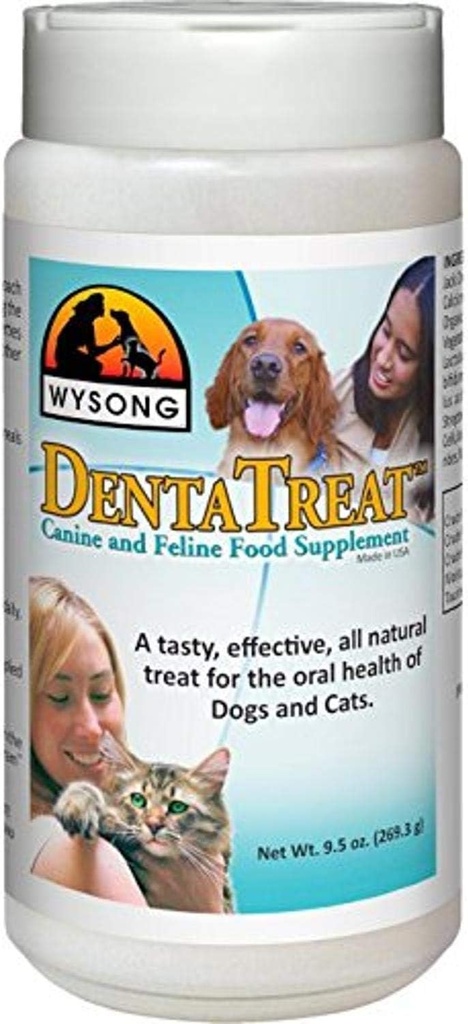 Wysong Dentatreat Canine/Féline - Supplément alimentaire pour chien/chat - 9,5 Bouteille d' once