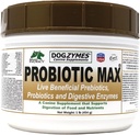 Dogzymes Probiotique Max -10 milliards de CFU probiotiques, prébiotiques, enzymes digestives - Soulage la diarrhée, l'estomac relevé, la constipation, le gaz, l'allergie, l'immunité et la santé globale 1 livre