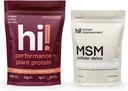 Amélioration humaine Chocolat Performance Protein et MSM Cellular Detox Bundle
