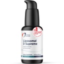 Conceptions pour la santé Liposomale D Suprême Vitamine D Liquide - 2500 UI Vitamine D3 + Vitamine K (K1 + K2) - Liposomes pour Absorption Supérieure - Supplément non OGM (100 portions / 1,7 oz)