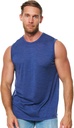 Merino Wool Tank Top Hommes - Sous-shirt actif Merino Wool Hydratant Respirant Anti-Odor Calque de base léger