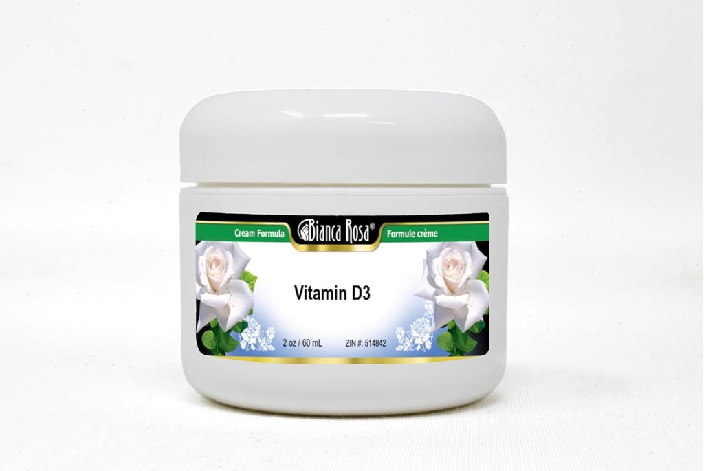 Bianca Rosa Vitamine D3 Crème (2 oz, ZIN: 514842) - 2 emballages