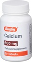 Rugby 600 mg Calcium Tablets - Calcium Supplement - 60 Count (1 Pack)