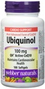 Webber Naturals Ubiquinol 100mg QH actif CoQ10, 100 softgels