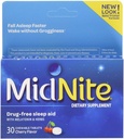 Supplément de sommeil naturel MidNite, 30 Count Box