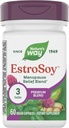 Nature's Way EstroSoy, Ménopause Relief Blend*, aide à soulager les symptômes ménopausés*, Cohosh noir, trèfle rouge et soja fermenté, 60 gélules de végétalien
