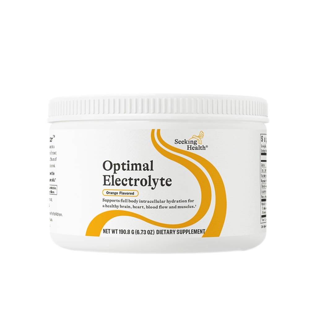 Seeking Health Optimal Electrolyte Powder - Electrolyte Powder with Sodium & Potassium - Support Digestion & Energy with Magnesium Electrolyte Supplement - Orange, 30 Servings