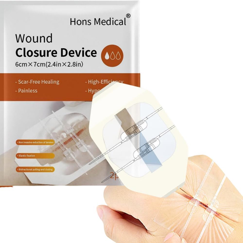 Sutures Bandes adhésives 2 PCS Réparation de la lacération chirurgicale sans couture Clot rapide Bouchons d'urgence