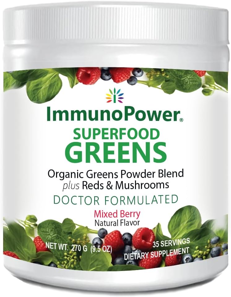 Revitaliser votre bien-être Verts organiques et rouges Superfood Poudre pour la santé vive