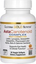 California Gold Nutrition Astaxanthin Complexe caroténoïde, Lutéine, Lycopène, Astaxanthin, 30 Veggie Softgels