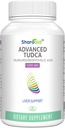 TUDCA Suppléments de soutien du foie 1200 mg-Troisième partie Tested-High Strength Formule-Bile Salts pour le foie Détox Cleanse-Vegan Capsules pour le foie,Kidney,Gallbladder Health,1 Capsules Bouteille-60