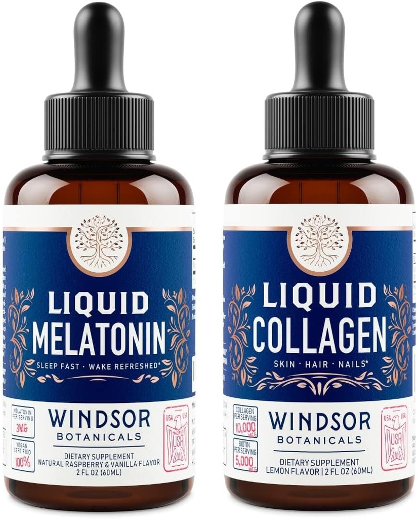 BOTANIQUES DE WINDSOR Mélatonine et collagène pour le repos et la récupération de la peau