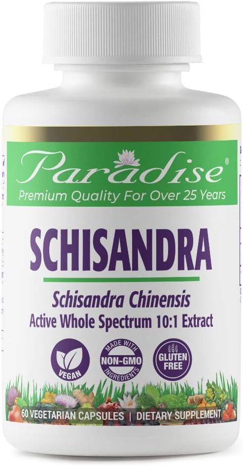 Paradise Schisandra - 100% extrait naturellement - Pas de produits chimiques ou de solvants dangereux - Extrait thermocinétique traditionnel utilisant de l'eau douce purifiée - Pas d'agents de remplissage ou de débit - Fait écologiquement sauvage