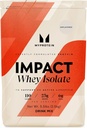 Myprotein Impact Whey Protein Isolate, 5.5 Lbs (81 Servings) Unflavored, 25g Protein, 3.5g Glutamine & 6g BCAA Per Serving