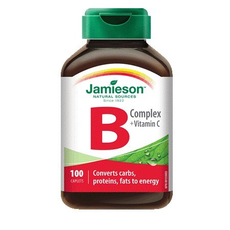 Complexe Jamieson Laboratories B avec bouchons en vitamine C-100