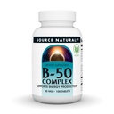 Complexe B-50 - Supporte la production d'énergie* - 50 mg - 100 comprimés