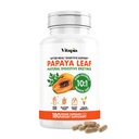 Papaya Capsules enzymatiques de fruits pour la digestion, le dégel, le soutien immunitaire pour les hommes et les femmes - 1500mg Poudre de papaye biologique par portion - 180 Capsules de légumes - Non-OGM, sans gluten, végétalien-friendly