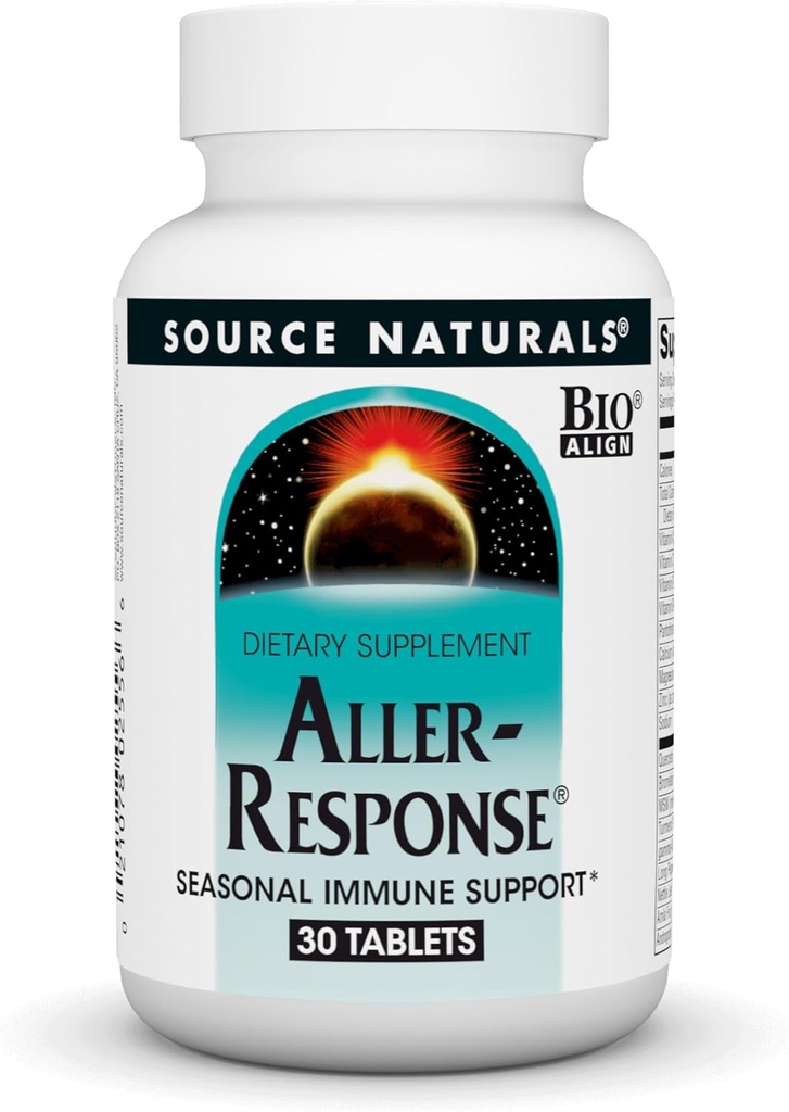 Source Naturals Aller-Réponse, support immunitaire saisonnier* - 30 comprimés