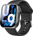 TOZO AMOLED S6 Smart Watch 1.85" Ultra clair écran visages dynamiques Bluetooth Call, 100+ Modes sportifs Fitness Activité Tracker avec moniteur de sommeil IP68 Waterproof Noir