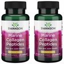 Swanson Collagène de poisson hydrolysé Type I 400 Milligrammes 60 Capsules (2 Pack)