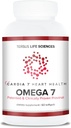 Cardia 7 Oméga 7 - contenant des acides gras provinciaux purifiés brevetés Oméga 7 - Pas d'odeur de poisson ou de fond de Burp - 60ct Gels doux
