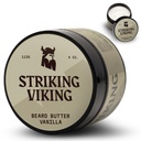 Beurre Viking Strike - Hydratant non gras avec ingrédients naturels (Vanilla, 4oz) - Gardez votre barbe hydratée et rafraîchissante
