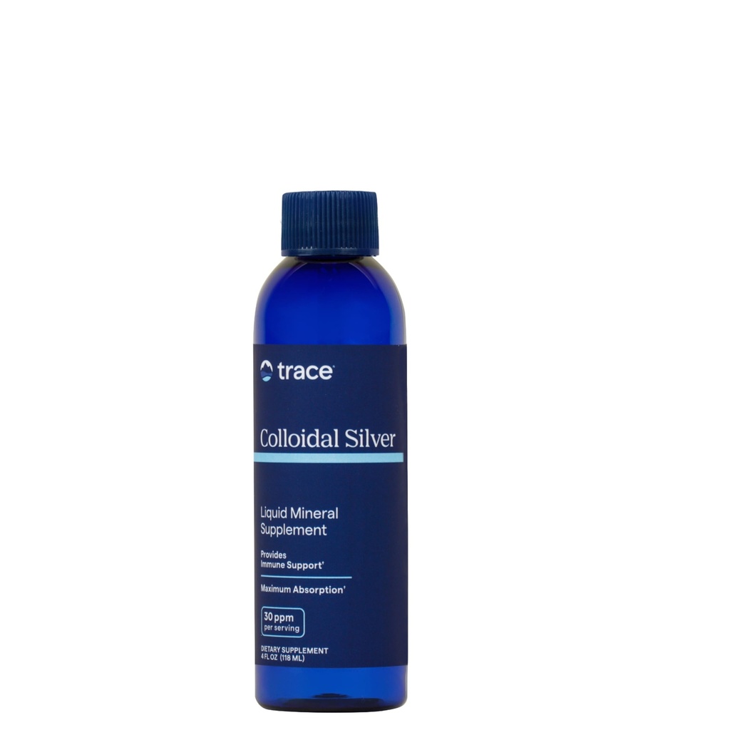 Trace Minerals (trace Minerals) Colloïdal Silver Liquid (colloïdal) 30 PPM Safe Dose Mineral Supplement, 99,99% Pure, Super-oxygéné, Vegan.