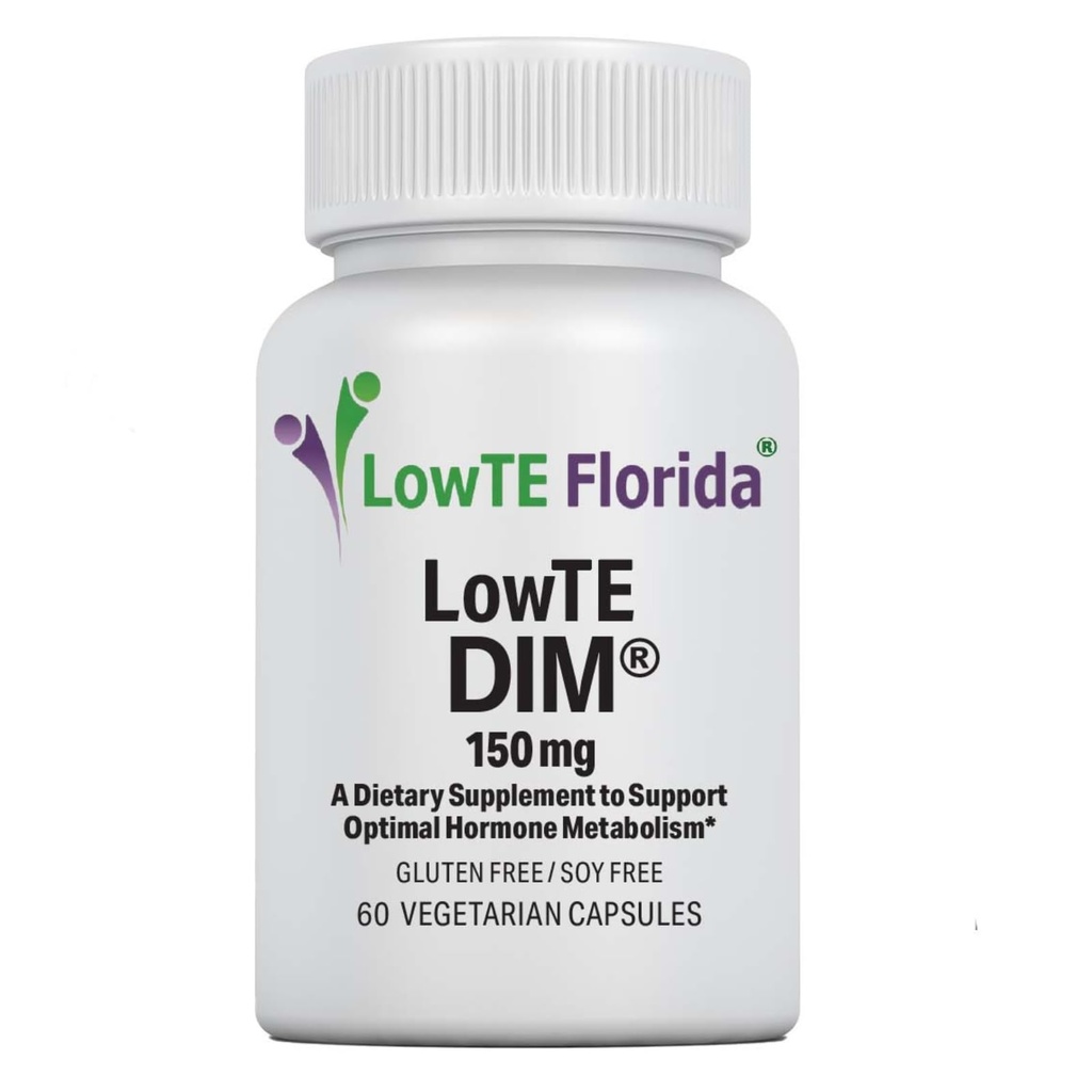 LowTE Florida DIM (150 mg) – Supplément d'équilibre et de soutien hormonal pour les femmes de 60 ans et plus