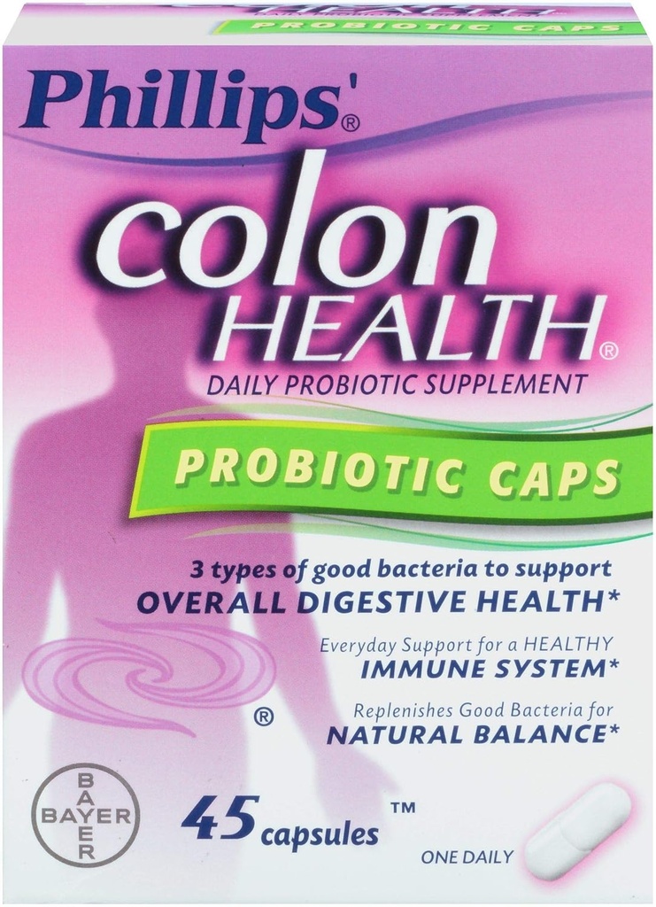 Phillips Colon Health, Caps probiotiques, 45 ct.