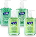 PURELL Advanced Hand Sanitizer Gel apaisant, parfum frais, 8 fl oz bouteille de pompe (paquet de 4), 9674-06-ECDECO