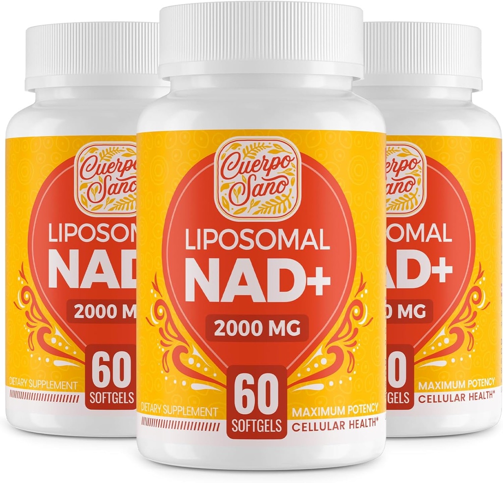 2000 MG NAD Supplement, Liposomal NAD+ with High Absorption, More Efficient Than Nicotinamide Riboside, Pure & Plus Boosting Supplement, Aging Defense, Metabolism & Cellular, 180 softgels