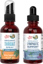 MaryRuth Organics Throat Spray (Unflavored) & Lymphatique Cleanse Drops (en anglais seulement) USDA Organic, Clean Label Project Vérified® (en anglais seulement) Vitamines for Throat Relief, Immunity & Overall Health (en anglais seulement)