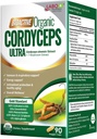 LABO Nutrition Bioactive Bio Organic Cordyceps Ultra – 8 Supplément d'extrait de champignons, Cordyceps, Reishi, Turquie Tail, Maitake, Agaricus blazei, Shiitake, pour l'immunité, l'énergie, l'endurance, pas de remplissage